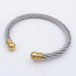 Stainless Steel Wire Bangle - KB203599-XY