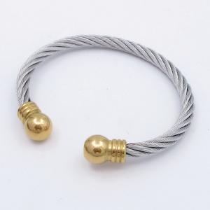 Stainless Steel Wire Bangle - KB203600-XY