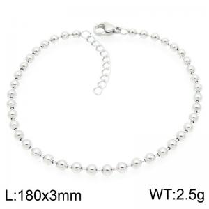 Stainless steel bead bracelet - KB203719-Z