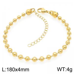 Stainless steel gold bracelet - KB203727-Z