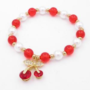Bead Bracelet - KB203761-SP