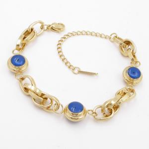 Stainless Steel Gold-plating Bracelet - KB203776-SP