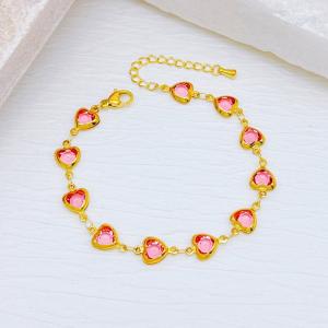 Stainless Steel Stone Bracelet - KB204098-SXSJ