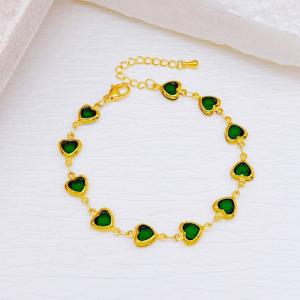 Stainless Steel Stone Bracelet - KB204101-SXSJ
