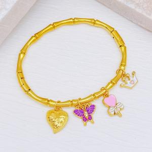 Stainless Steel Gold-plating Bangle - KB204103-SXSJ