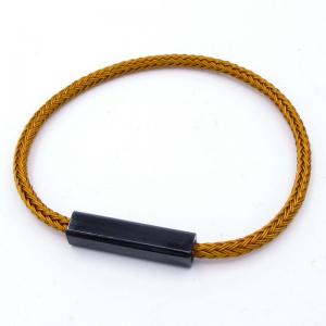 Stainless Steel Wire Bangle - KB204639-SJ
