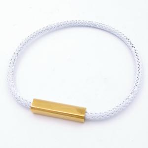 Stainless Steel Wire Bangle - KB204655-SJ