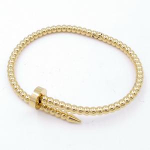 Stainless Steel Gold-plating Bangle - KB204705-YH