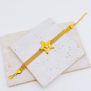 Stainless Steel Gold-plating Bracelet - KB205163-SXSJ