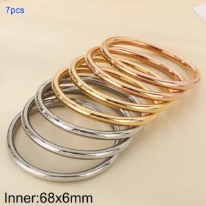 Stainless Steel Bangle - KB205328-LO