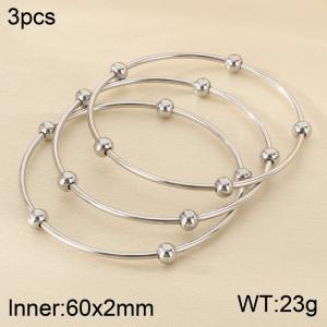 Stainless Steel Bangle - KB205412-LO
