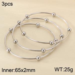 Stainless Steel Bangle - KB205413-LO