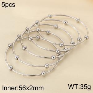 Stainless Steel Bangle - KB205423-LO