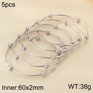 Stainless Steel Bangle - KB205424-LO
