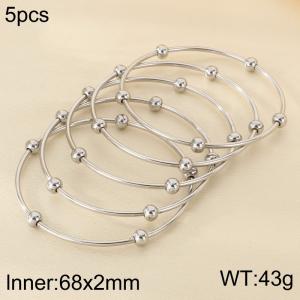 Stainless Steel Bangle - KB205426-LO
