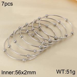 Stainless Steel Bangle - KB205435-LO