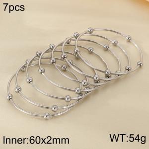 Stainless Steel Bangle - KB205436-LO