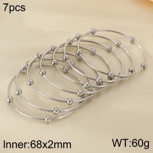 Stainless Steel Bangle - KB205438-LO