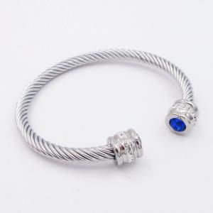 Stainless Steel Wire Bangle - KB205448-XY