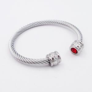 Stainless Steel Wire Bangle - KB205449-XY