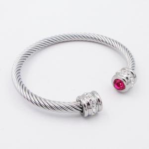 Stainless Steel Wire Bangle - KB205450-XY