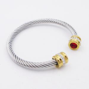 Stainless Steel Wire Bangle - KB205452-XY