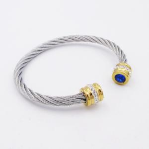 Stainless Steel Wire Bangle - KB205453-XY