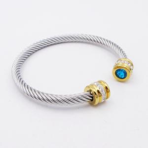 Stainless Steel Wire Bangle - KB205454-XY