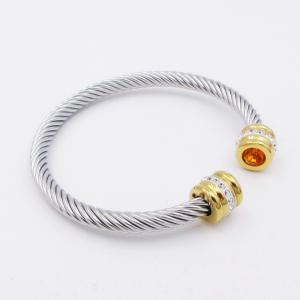 Stainless Steel Wire Bangle - KB205455-XY