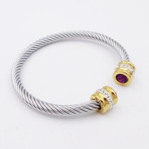 Stainless Steel Wire Bangle - KB205457-XY
