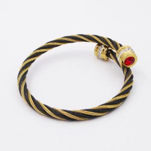 Stainless Steel Wire Bangle - KB205461-XY