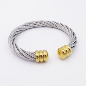 Stainless Steel Wire Bangle - KB205463-XY