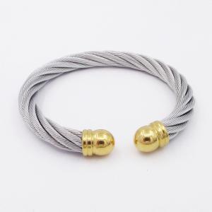 Stainless Steel Wire Bangle - KB205464-XY