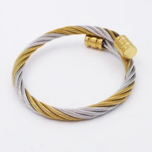 Stainless Steel Wire Bangle - KB205465-XY