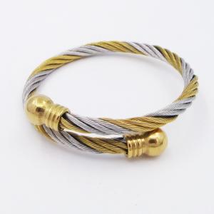Stainless Steel Wire Bangle - KB205466-XY