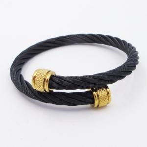Stainless Steel Wire Bangle - KB205469-XY