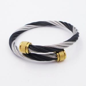 Stainless Steel Wire Bangle - KB205470-XY