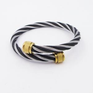 Stainless Steel Wire Bangle - KB205472-XY