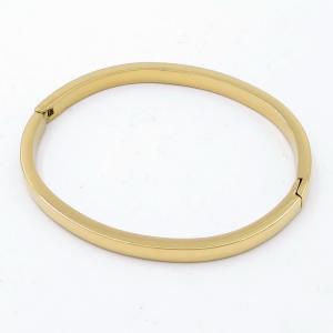 Stainless Steel Gold-plating Bangle - KB205528-SP