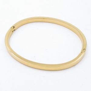 Stainless Steel Gold-plating Bangle - KB205530-SP
