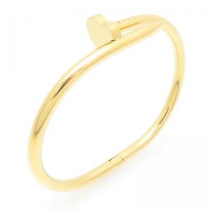 Stainless Steel Gold-plating Bangle - KB205832-TLA