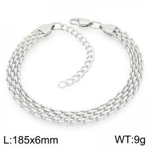 Stainless steel fashionable bracelet gold silver color - KB205847-ZCG