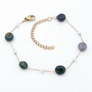 Stainless Steel Gold-plating Bracelet - KB206046-KJ
