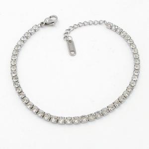 Stainless Steel Stone Bracelet - KB206331-HR