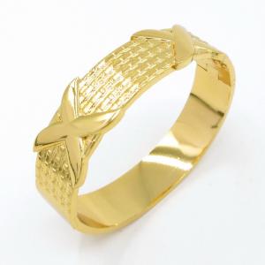 Stainless Steel Gold-plating Bangle - KB206389-SP