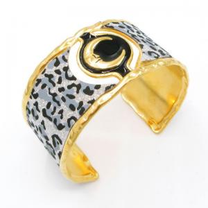 Stainless Steel Gold-plating Bangle - KB206390-SP
