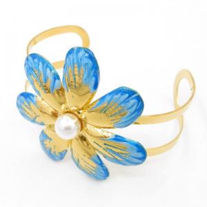 Stainless Steel Gold-plating Bangle - KB206408-SP