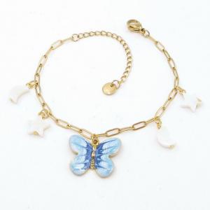 Stainless Steel Gold-plating Bracelet - KB206628-HM