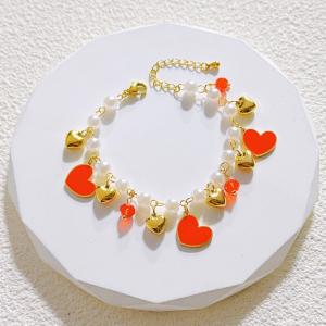 Stainless Steel Gold-plating Bracelet - KB206890-SXSJ