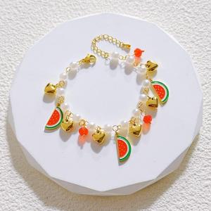 Stainless Steel Gold-plating Bracelet - KB206891-SXSJ